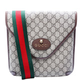 Gucci GG Supreme Neo Vintage Messenger Brown Bag