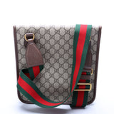 Gucci GG Supreme Neo Vintage Messenger Brown Bag