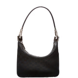 Gucci 001 3812 GG Canvas Small Hobo Black Bag
