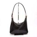 Gucci 001 3812 GG Canvas Small Hobo Black Bag