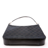 Gucci 001 3812 GG Canvas Small Hobo Black Bag