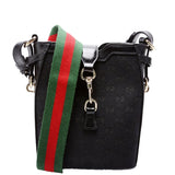 Gucci Canvas Mini Bucket Shoulder Bag
