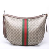 Gucci 547939 Ophidia GG Supreme Half Moon Hobo Large Bag