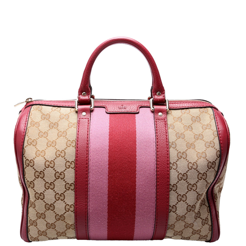 Gucci 247205 Boston Canvas Bag