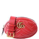Gucci Marmont Belt Red Bag