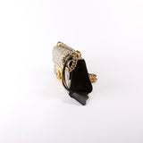 Gucci 409487 Padlock GG Supreme Bee Small Bag