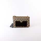 Gucci 409487 Padlock GG Supreme Bee Small Bag