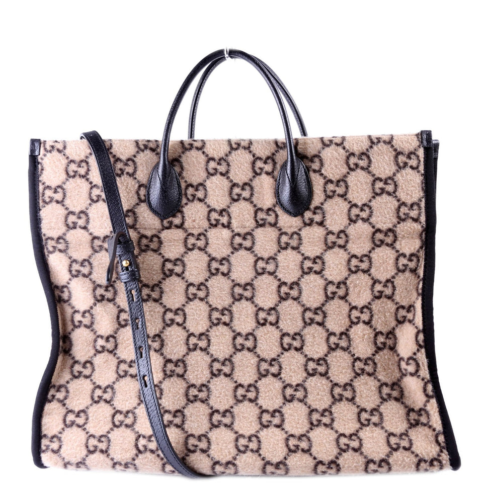 Gucci GG Wool Tote Bag