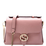 Gucci 510302 Medium Interlock Satchel Pink Bag