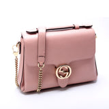 Gucci 510302 Medium Interlock Satchel Pink Bag