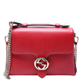Gucci 510302 Medium Interlocking Satchel Red Bag