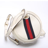 Gucci 598661 Ophidia Web Mini Round Backpack Bag