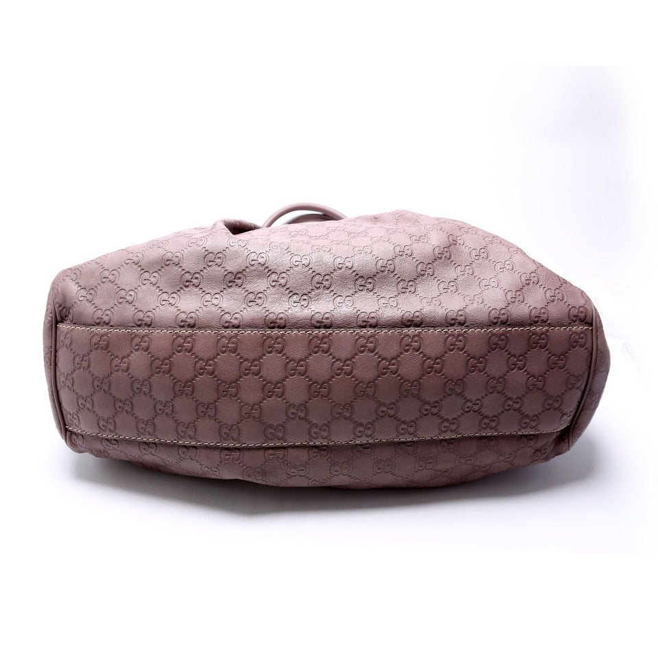 Gucci 211943 Sukey Leather Large Mauve Bag