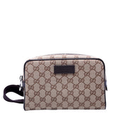 Gucci GG Canvas Belt Brown Bag