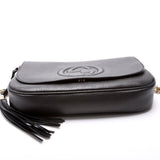Gucci 336752 Soho Chain Crossbody Medium Black Bag