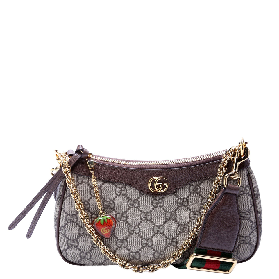 Gucci 735132 GG Supreme Ophidia Charm Small  Bag
