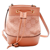 Gucci 550620 GG Canvas Ophidia Mini Bucket Pink Bag