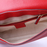 Gucci 536224 Soho Chain Tassel Flap Red Bag