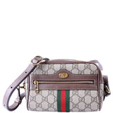 Gucci 517350 GG Supreme Mini Ophidia Brown Bag