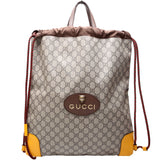 Gucci 473872 Neo Vintage Drawstring Backpack Brown Bag