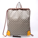 Gucci 473872 Neo Vintage Drawstring Backpack Brown Bag