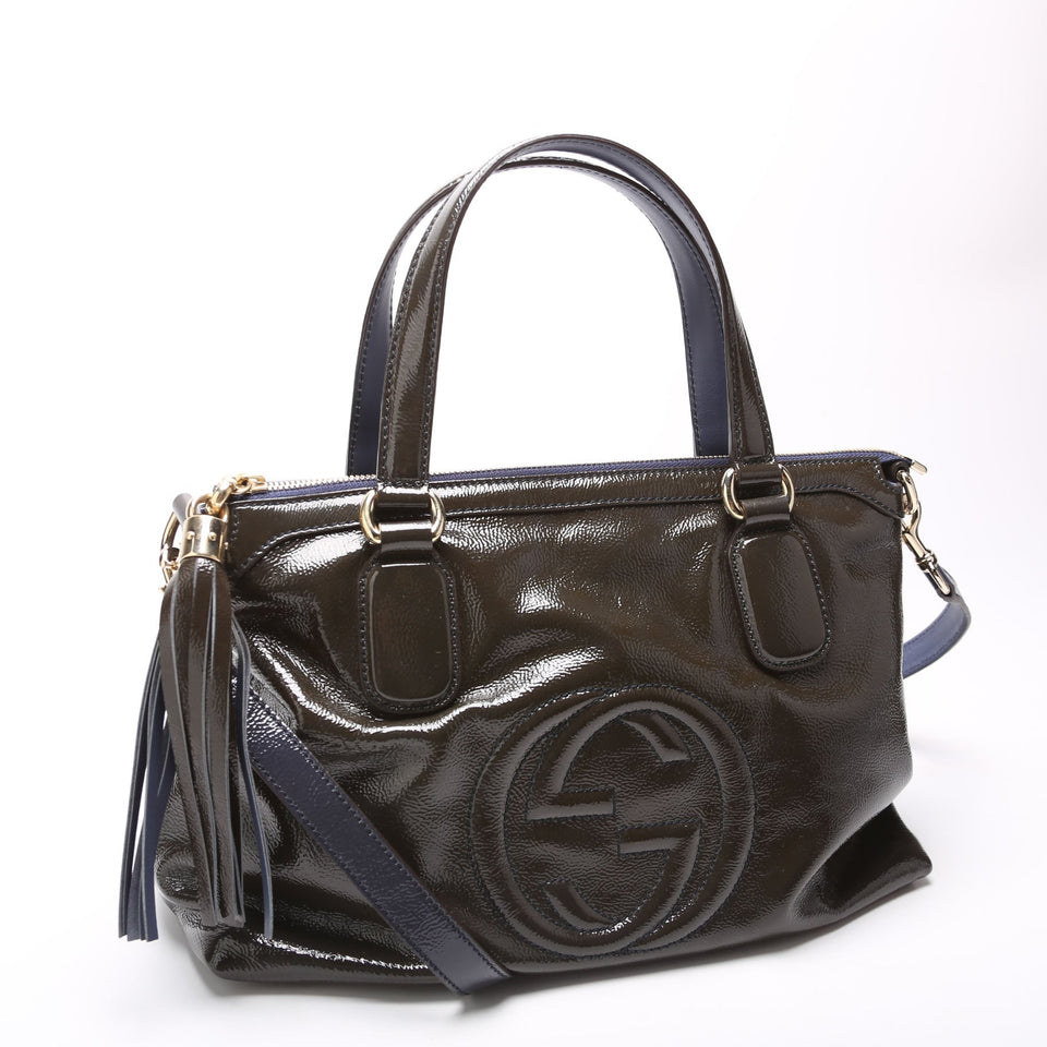 Gucci 308362 Soho Small Top Handle Brown Bag
