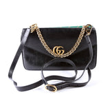 Gucci 524822 Thiara Double Medium Shoulder Green/Black Bag