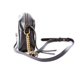 Gucci 447632 Marmont Small Leather Camera Black Bag