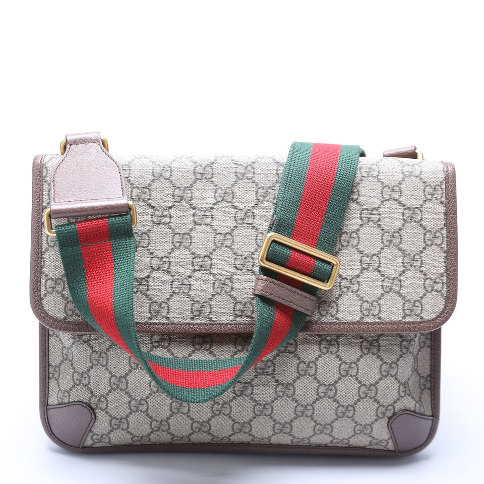 Gucci 495654 Neo Vintage Messenger Brown Bag