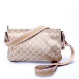 Gucci 189749 Shelly Web Shoulder Bag