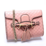Gucci 449636 Micro Mini Emily Shoulder Pink Bag