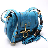 Gucci 263956 Snaffle Bit Small Shoulder Blue Bag