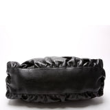 Gucci 189833 Leather D Ring Hobo Black Bag
