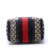Gucci 269876 GG Canvas Small Boston Navy Bag