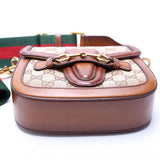 Gucci 384821 GG Canvas Lady Web Small Shoulder Bag