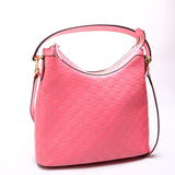 Gucci 414930 GG Sig Leather Hobo Pink Bag