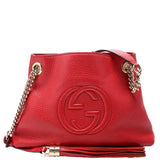 Gucci 387043 Soho Chain Mini Red Bag