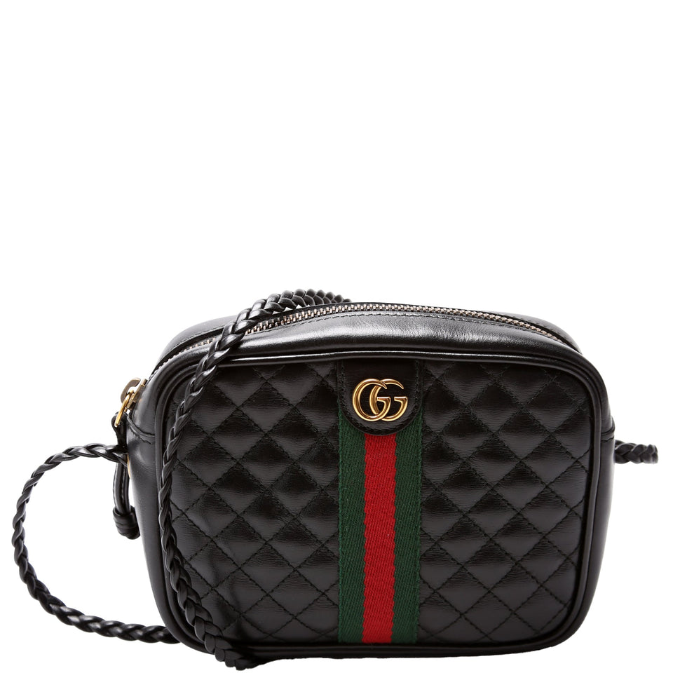 Gucci 536441 Trapuntata Leather Mini Black Bag