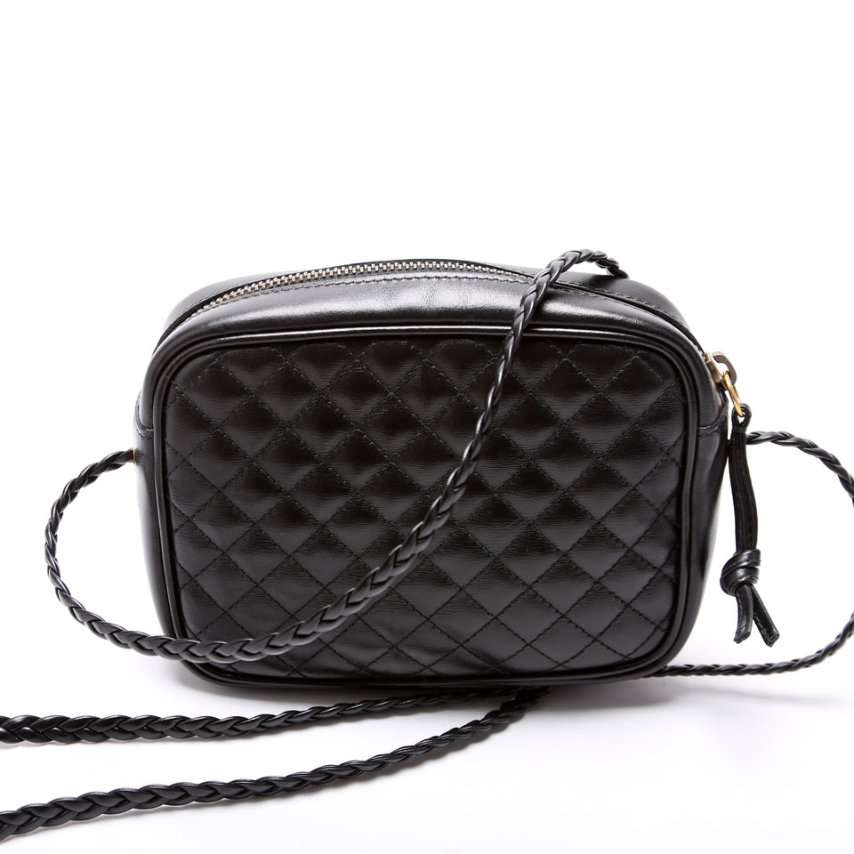 Gucci 536441 Trapuntata Leather Mini Black Bag