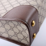 Gucci 547941 GG Supreme Ophidia Top Handle Tote Medium Brown Bag