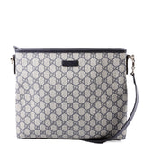 Gucci 388924 GG Supreme Crossbody Blue Bag