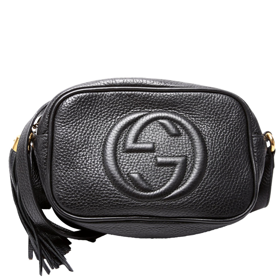 Gucci 347994 Mini Soho Disco Black Bag
