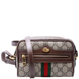 Gucci 517080 Ophidia Small Shoulder Brown Bag