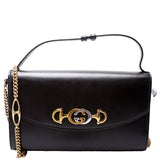 Gucci 572375 Zumi Calfskin Mini Shoulder Black Bag
