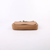 Gucci 536224 Soho Chain Tassel Flap Beige Bag