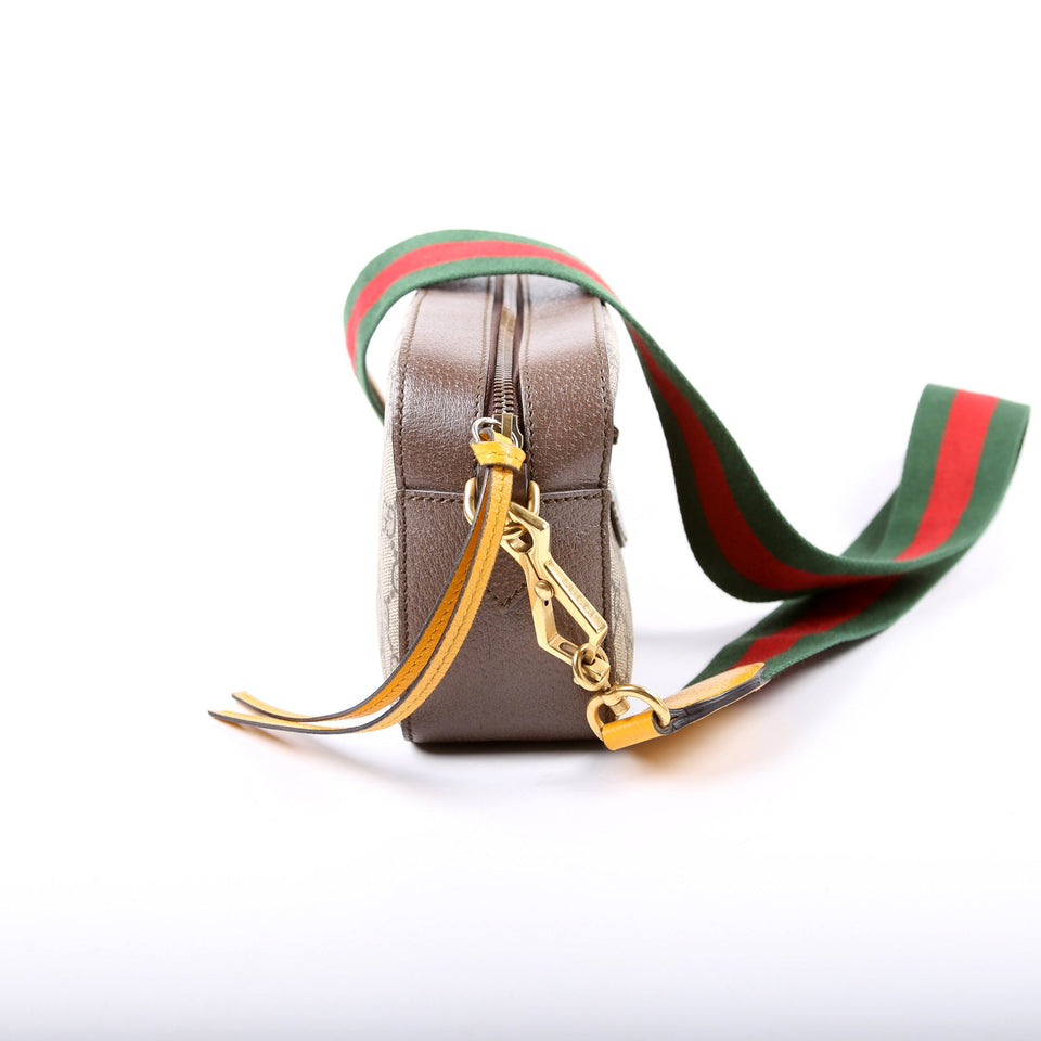 Gucci 476466 GG Supreme Messenger Brown Bag