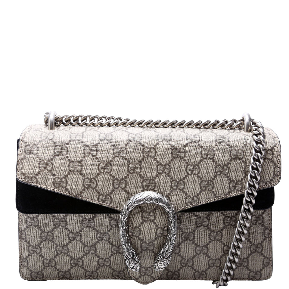 Gucci 400249 Dionysus GG Shoulder Small Black Bag
