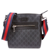 Gucci 523599 Supreme Messenger Black Bag
