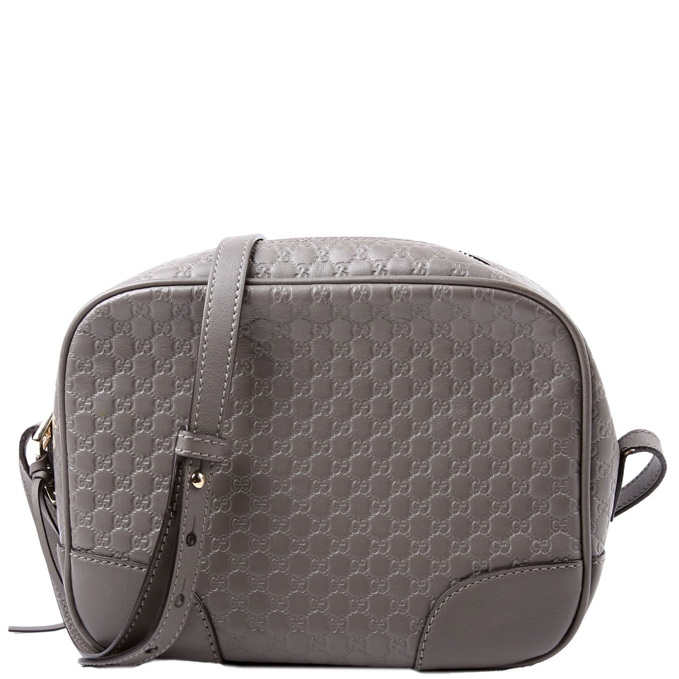 Gucci 449413 Bree Gccssma Crossbody Grey Bag