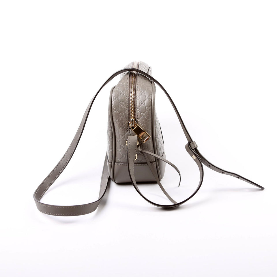 Gucci 449413 Bree Gccssma Crossbody Grey Bag